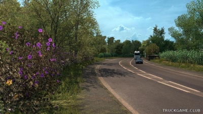 Мод "Spring Weather Mod v3.7" для Euro Truck Simulator 2