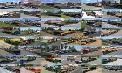 Мод "Military cargo pack by Jazzycat v4.8" для Euro Truck Simulator 2