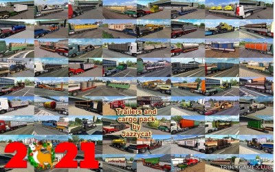 Мод "Trailers and cargo pack by Jazzycat v9.3" для Euro Truck Simulator 2
