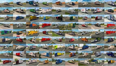 Мод "Painted bdf traffic pack by Jazzycat v9.2" для Euro Truck Simulator 2