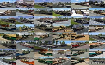 Мод "Military cargo pack by Jazzycat v5.0.1" для Euro Truck Simulator 2