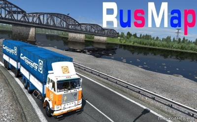 Мод "RusMap v2.4" для Euro Truck Simulator 2