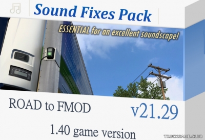 Мод "Sound Fixes Pack v21.29" для Euro Truck Simulator 2