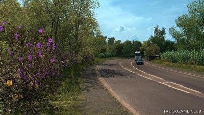 Мод "Spring Weather Mod v4.1" для Euro Truck Simulator 2
