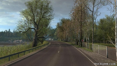 Мод "Late Autumn / Mild Winter v4.0" для Euro Truck Simulator 2