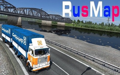 Мод "RusMap v2.4.2" для Euro Truck Simulator 2