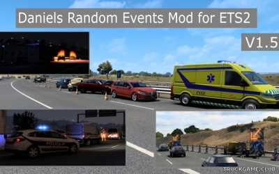 Мод "Daniels Random Events v1.5" для Euro Truck Simulator 2