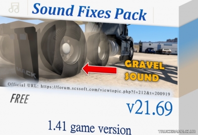 Мод "Sound Fixes Pack v21.69" для Euro Truck Simulator 2