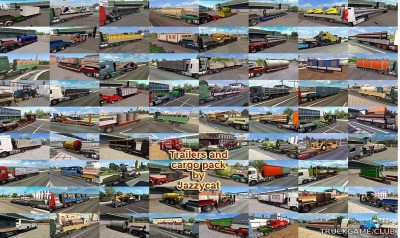 Мод "Trailers and cargo pack by Jazzycat v10.0" для Euro Truck Simulator 2