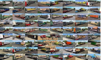 Мод "Trailers and cargo pack by Jazzycat v10.0.1" для Euro Truck Simulator 2