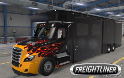Мод "Freightliner Cascadia NRC RV Motorhome" для American Truck Simulator