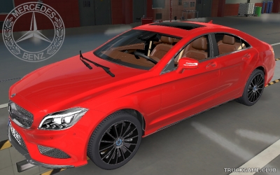 Мод "Mercedes CLS 218" для Euro Truck Simulator 2