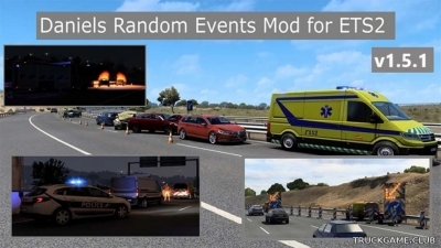 Мод "Daniels Random Events v1.5.1" для Euro Truck Simulator 2