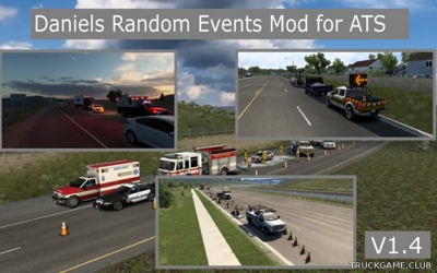 Мод "Daniels Random Events v1.4" для American Truck Simulator