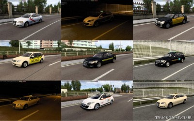 Мод "Taxi Traffic Pack v2.1.1" для Euro Truck Simulator 2