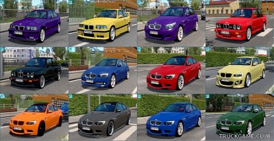 Мод "BMW Traffic Pack" для Euro Truck Simulator 2
