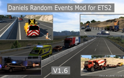Мод "Daniels Random Events v1.6" для Euro Truck Simulator 2