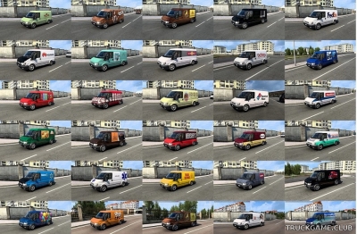 Мод "Ai Ford Transit" для Euro Truck Simulator 2
