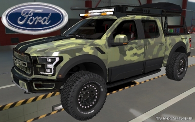 Мод "Ford F150 Raptor Mega" для Euro Truck Simulator 2
