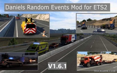 Мод "Daniels Random Events v1.6.1" для Euro Truck Simulator 2