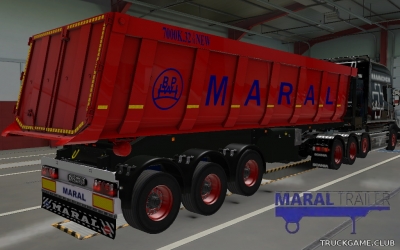 Мод "Ownable Maral Dumper Trailer" для Euro Truck Simulator 2