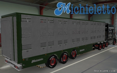 Мод "Ownable Michieletto Livestock Trailer v1.0.12" для Euro Truck Simulator 2