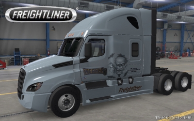 Мод "Freightliner Cascadia Verner Skin" для American Truck Simulator