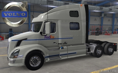 Мод "Volvo VNL FedEx Skin" для American Truck Simulator