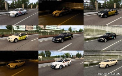 Мод "Taxi Traffic Pack v3.0" для Euro Truck Simulator 2