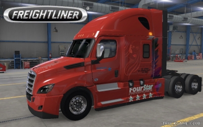 Мод "Freightliner Cascadia Land Star Skin" для American Truck Simulator