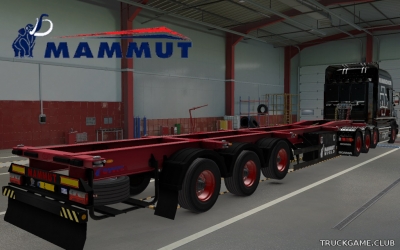 Мод "Ownable Mammut Container Carrier Semitrailer v3.0" для Euro Truck Simulator 2
