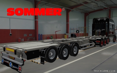 Мод "Ownable Sommer Container Trailer v7.0" для Euro Truck Simulator 2