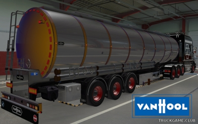 Мод "Ownable Van Hool Chemical Trailer" для Euro Truck Simulator 2