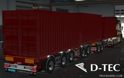 Мод "Ownable D-TEC Combitrailer" для Euro Truck Simulator 2