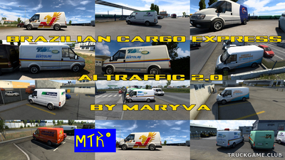 Мод "Ai Brazilian Cargo Express Traffic v2.0" для Euro Truck Simulator 2