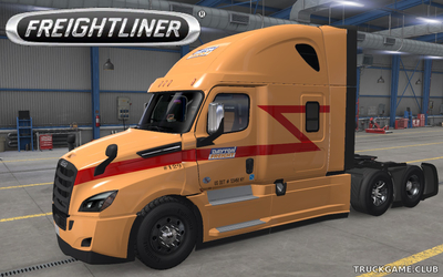 Мод "Freightliner Cascadia Dayton Freight Skins" для American Truck Simulator