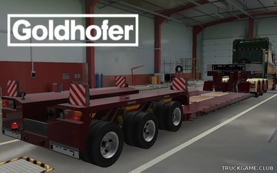 Мод "Ownable Goldhofer Overweight Trailer v1.4.13" для Euro Truck Simulator 2