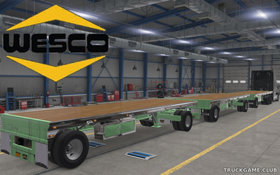 Мод "Ownable Wesco Hay Trailer" для American Truck Simulator