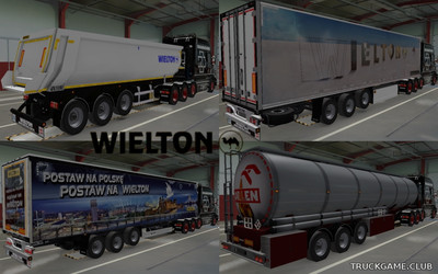 Мод "Ownable Wielton Trailers v2.0" для Euro Truck Simulator 2
