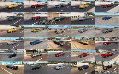 Мод "Classic Ai traffic pack by Jazzycat v8.7" для American Truck Simulator