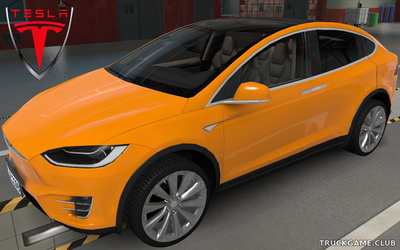 Мод "Tesla Model X v2.0" для Euro Truck Simulator 2