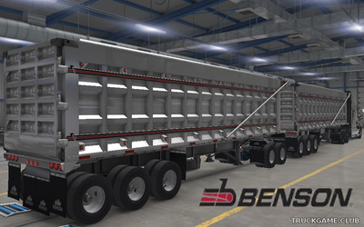 Мод "Ownable Benson End-Dump Trailer v1.2" для American Truck Simulator