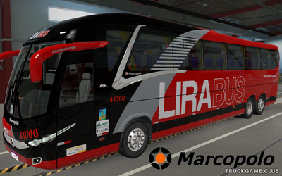 Мод "Marcopolo Paradiso New G7 1200" для Euro Truck Simulator 2