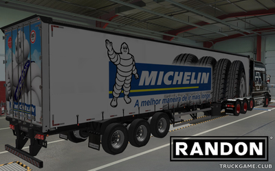 Мод "Ownable Randon Curtainsider 2020" для Euro Truck Simulator 2