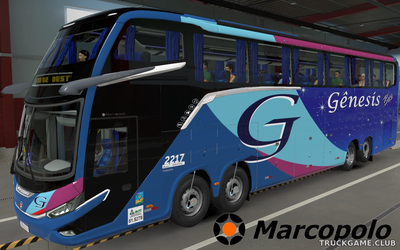 Мод "Marcopolo Paradiso G8 1600 LD" для Euro Truck Simulator 2