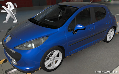 Мод "Peugeot 207 2007 v1.0" для Euro Truck Simulator 2