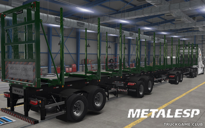 Мод "Ownable Metalesp Tri-Trem Florestal XForce v0.5" для American Truck Simulator