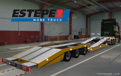 Мод "Ownable Estepe Car Transporter" для Euro Truck Simulator 2
