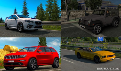 Мод "Ai Traffic Cars from ATS v2.1" для Euro Truck Simulator 2