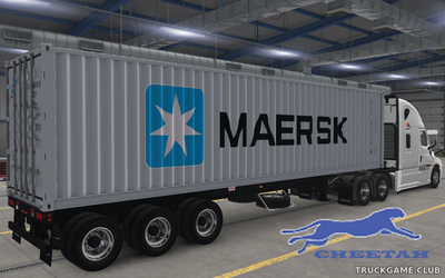 Мод "Ownable Cheetah Container Trailer" для American Truck Simulator